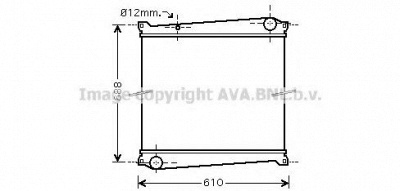 AVA QUALITY COOLING rt2379 -  Радиатор, охлаждение двигателя